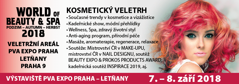 SOUTĚŽ O KOSMETICKÝ BALÍČEK A VIP VSTUPENKY NA VELTRH WORLD OF BEAUTY & SPA - Domelie.cz